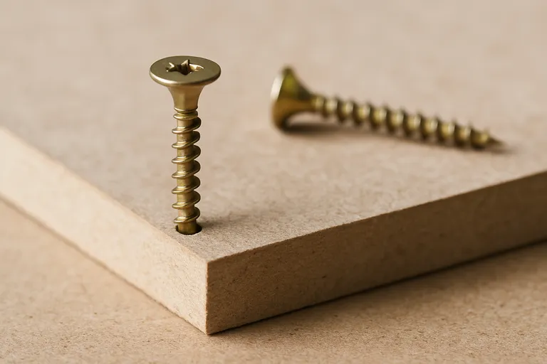 De rol van de kleine kop bij MDF schroeven